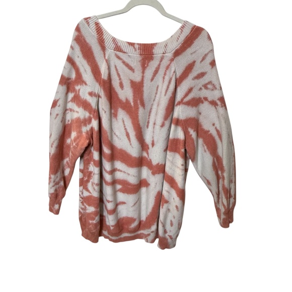 Wonderly Pullover V-Neck Tie Dye Style Sweater 4X - Picture 2 of 15